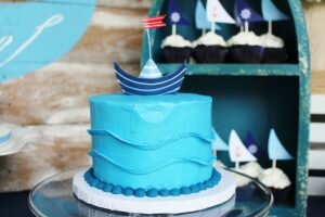 nautical birthday party ideas and nautical cake