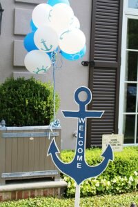 nautical party anchor signage