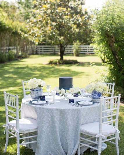 garden bridal shower tablescape