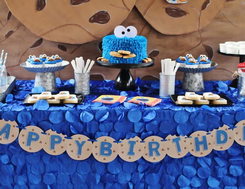 Cookie Monster Birthday Party