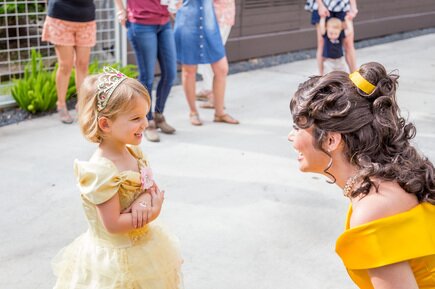 beauty and the beast party with belle